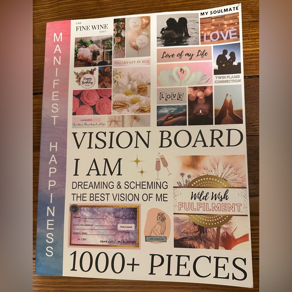 Vision Board Book - 1000+ Inspirational Pictures & Quotes Vision Board Supplies